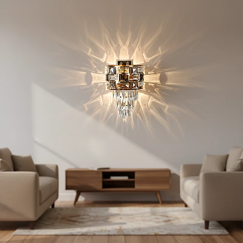 ابليك مودرن ذهبي 2W E14*2