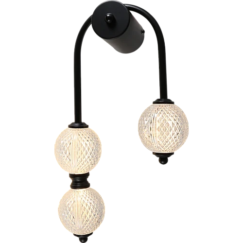 ابليك مودرن اسود لون الانارة 3 اضاءات 12 واط