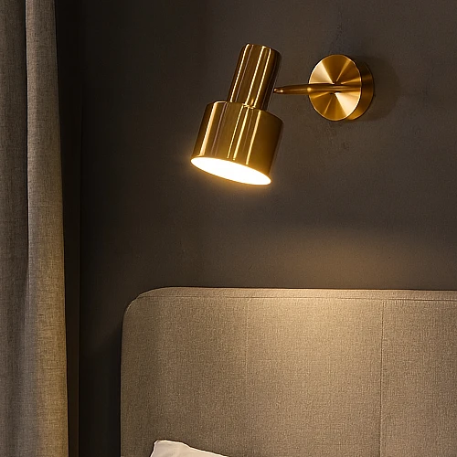 إضاءة ابليك حائط مودرن قابل للتوجيه زيتي قاعدة لمبة E27*1L