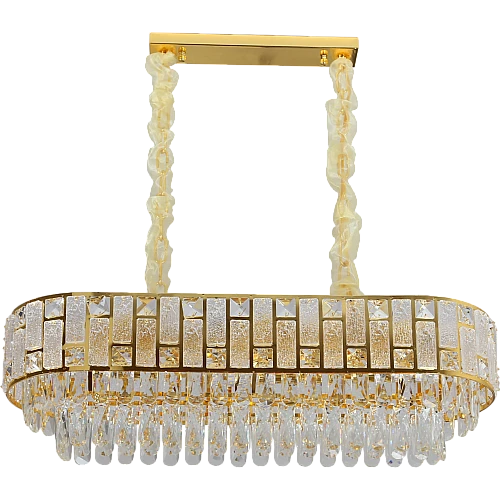 نجف مودرن ذهبي E14*9 مقاس 800*300 ملم