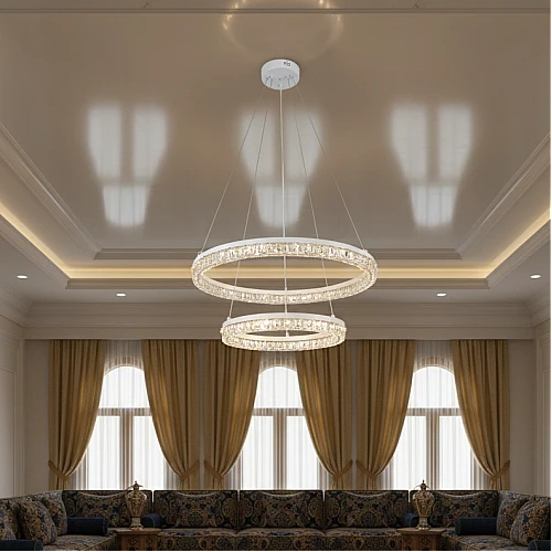 علاقي مودرن400 لون الانارة 600 اسود لون الانارة 3 اضاءات واط 75