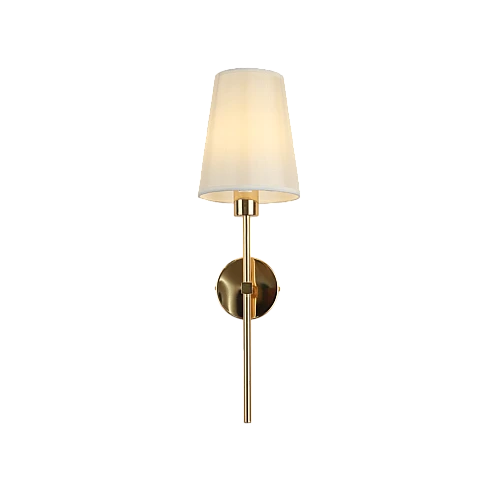 إضاءة شاين برايت جدارية مفرد مودرن شكل ذهبي تصميم عصري E14