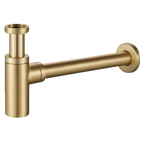 هراب مغسلة ستانلس ستيل ذهبي مطفي