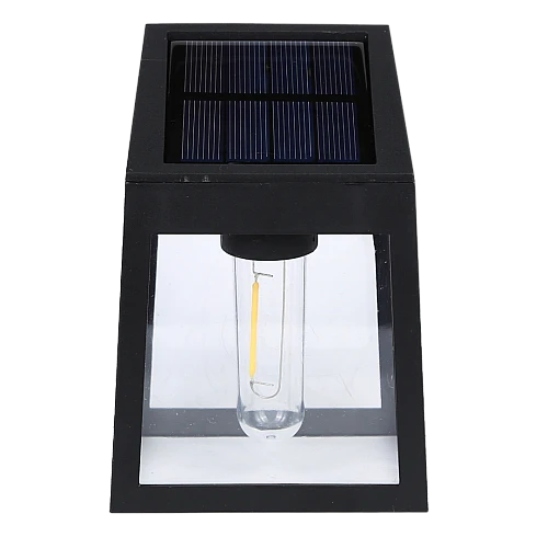 كشاف جداري يعمل بالطاقة الشمسية لون الانارة اصفر