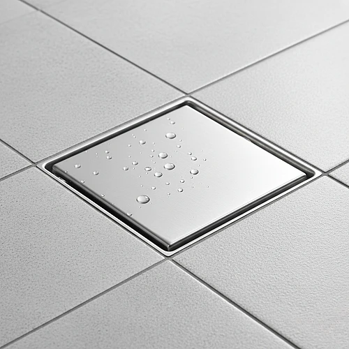 صفاية بلاط مقاس 10*10 ستانلس ستيل 304 كروم