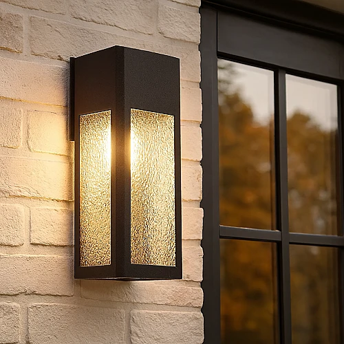 فانوس جداري خارجي اسود E27