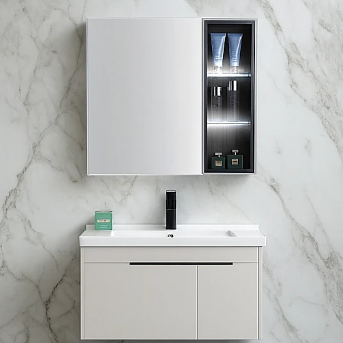 مغسلة مقاس 80 سم ابيض (تُضاف رسوم الأوزان الثقيلة)