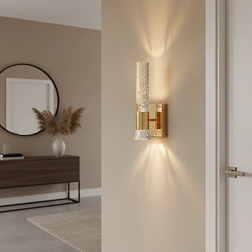 ابليك مودرن ذهبي لون الانارة 3 اضاءات واط 5