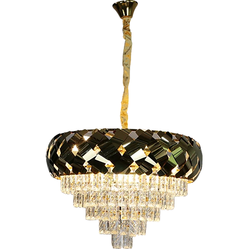  صورة منتج نجف مودرن ذهبي E14*9L قطر 60 سم موديل HA/C5896A/600GD