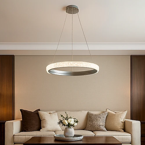 علاقي مودرن فضي لون الانارة 3 اضاءات 95W