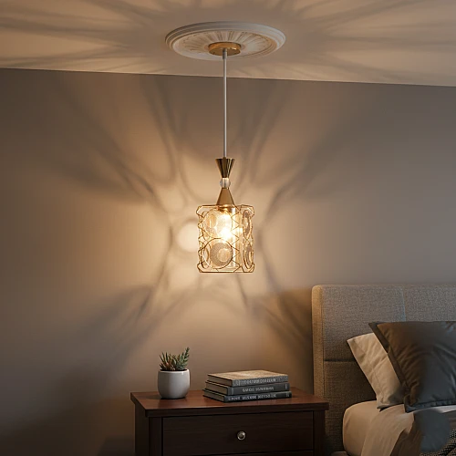 علاقي مودرن ذهبي E27*1