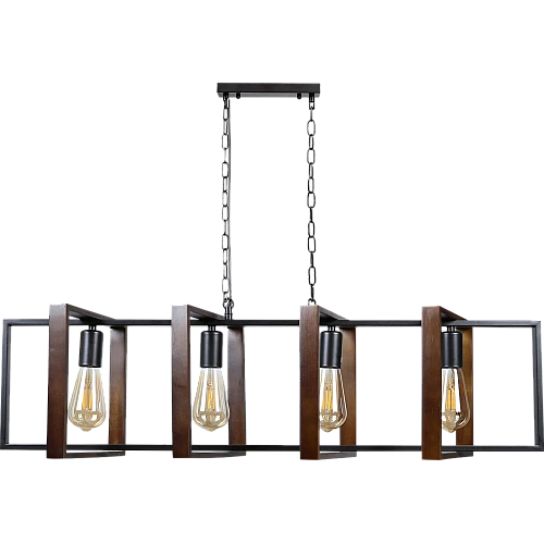 علاقي مودرن اسود E27*4