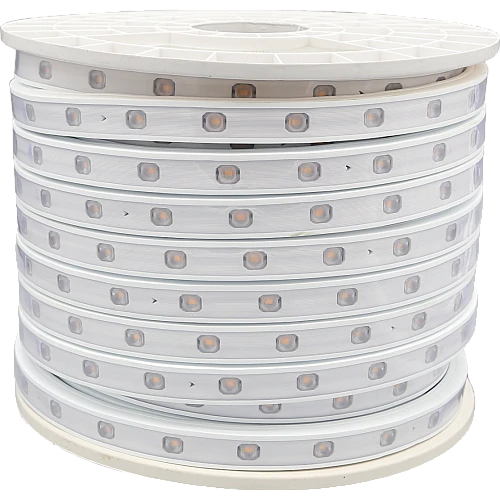  صورة منتج إضاءة مخفية جبس بورد ستريب لايت خارجي 24 لمبة وتر بروف لون الانارة اصفر 2200K / 50 متر توفل موديل TF2835WS/24L/YL 15M