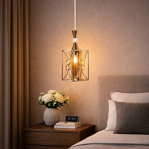 علاقي مودرن ذهبي E27*1