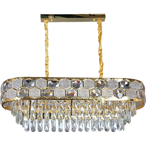 علاقي مودرن ذهبي E14*14 مقاس 1000*350 ملم