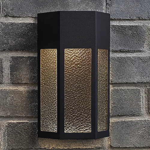 فانوس جداري خارجي اسود E27