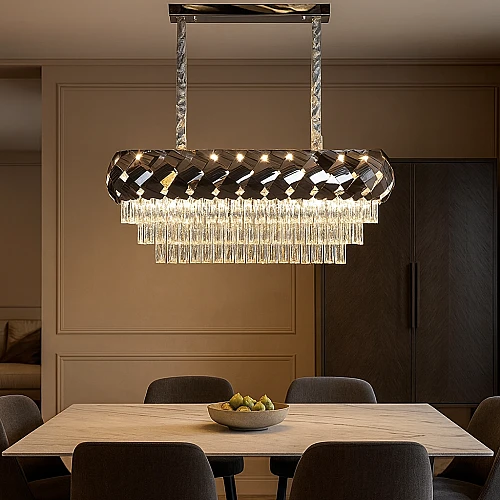 نجف مودرن ذهبي E14*10L مقاس 80*30 سم