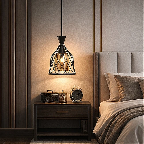 علاقي مودرن اسود E27*1