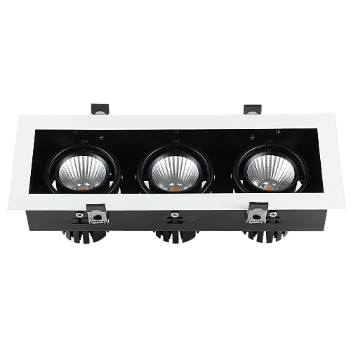 سبوت لايت ابيض لون الانارة اصفر مستطيل كامل 30*10 سم ثلاثي 40 واط توفل