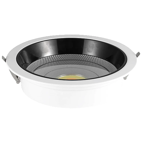 كشاف سبوت لايت مانع للتوهج المطور CCT ابيض لون الانارة متعدد و ثابت 3 اضاءات متغيرة ( كريمي أو اصفر أو ابيض أو 3 اضاءات ) 20 سم 30 واط