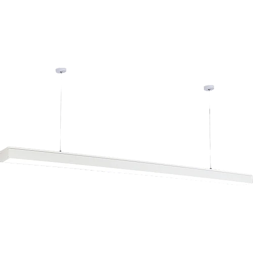 كشاف بنل مكتبي معلق ابيض مع لون الانارة شمسي كريمي 30 واط مقاس 120 سم