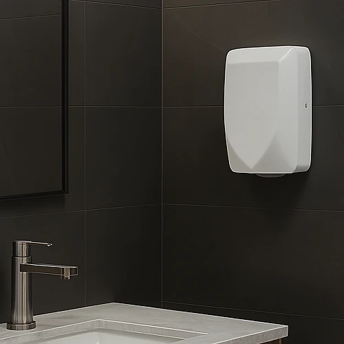 مُجفف الأيدي يعمل بالمستشعر محرك بدون فرش - هواء من الاسفل