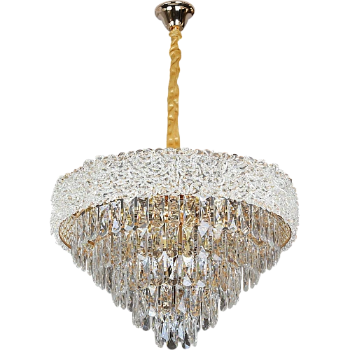 علاقي مودرن ذهبي E14*9 مقاس 600 ملم