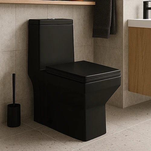 كرسي افرنجي مربع عريض 25 سم اسود (تُضاف رسوم الأوزان الثقيلة)