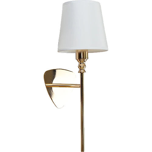  صورة منتج إضاءة ابليك حائط مودرن مفرد ذهبي E14*1L موديل WA/D6141/1FGD