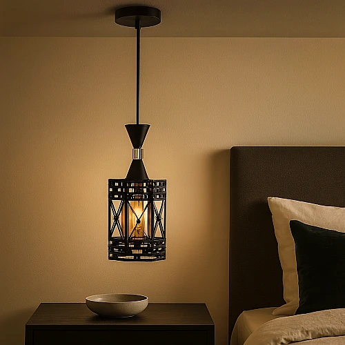 علاقي مودرن اسود E27*1