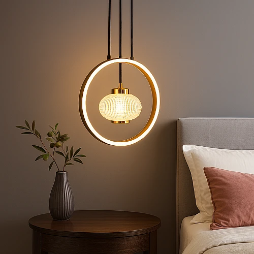 نجف مودرن اسود لون الانارة 3اضاءات 48 واط