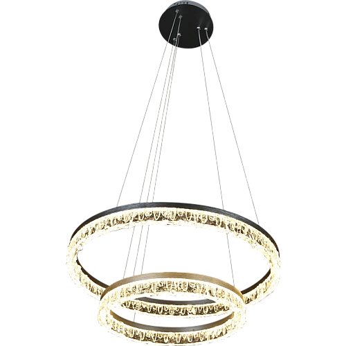 نجف مودرن مقاس 40*60 سم فضي لون الانارة 3اضاءات 75 واط