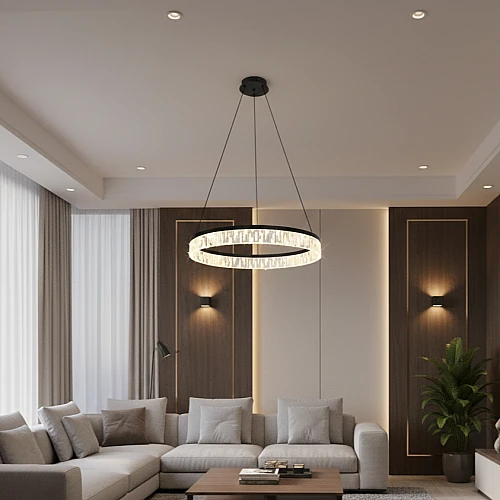 علاقي مودرن اسود لون الانارة 3 اضاءات واط 25 مقاس 800 ملم