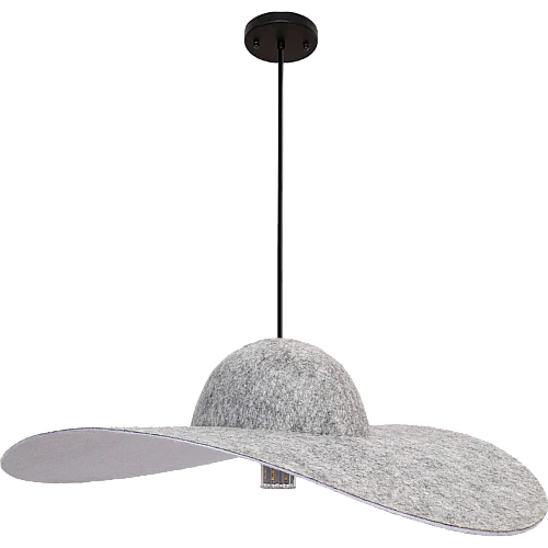 علاقي مودرن فضي E27*1L قطر 800 ملم