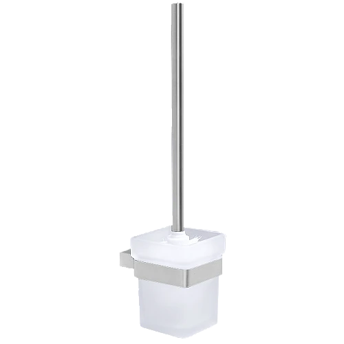 فرشة مرحاض مربع كروم