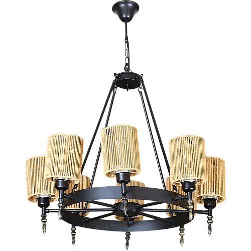 علاقي مودرن اسود E27*8