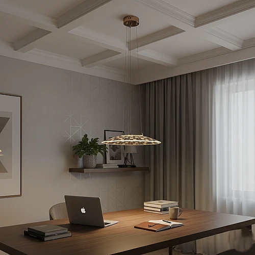 علاقي مودرن ذهبي لون الانارة 3اضاءات 9 واط مفرد