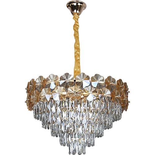 علاقي مودرن ذهبي E14*9 مقاس 600 ملم