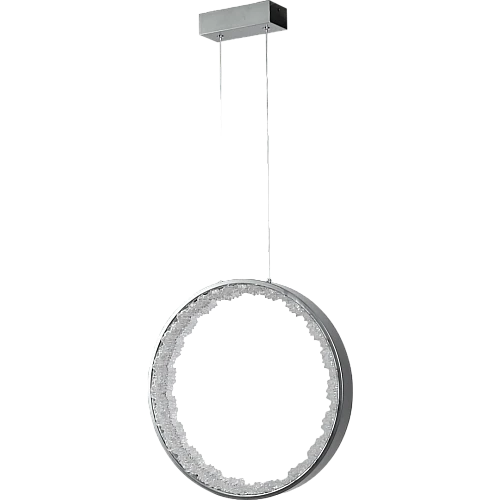 نجف مودرن فضي لون الانارة 3 اضاءات 55 واط قطر 40 سم