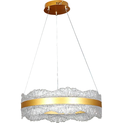 نجف مودرن ذهبي لون الانارة 3 اضاءات 55 واط مقاس 400 ملم