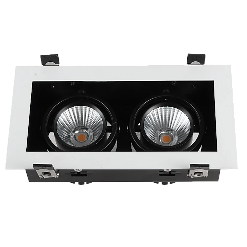 سبوت لايت ابيض لون الانارة اصفر مانع للتوهج مستطيل كامل 20*10 سم مجوز 30 واط توفل