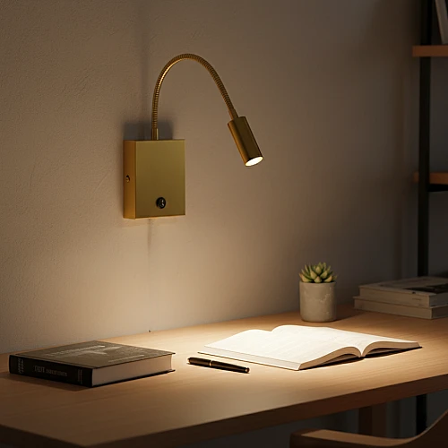 إضاءة أبليك حائط مودرن زيتي لون الانارة اصفر واط 3