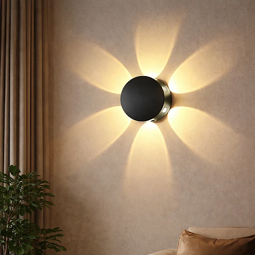 كشاف بوابه لون الاضاءة اصفر 6 واط