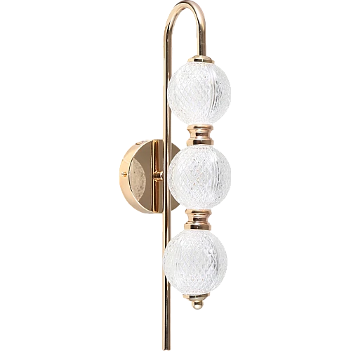 ابليك مودرن ذهبي لون الانارة 3 اضاءات 15 واط