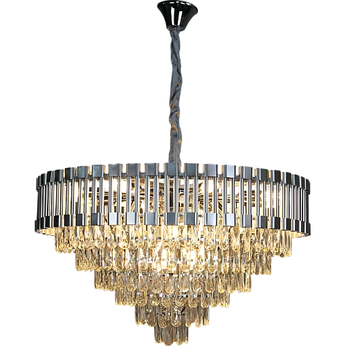 نجف مودرن فضي E14*15L مقاس 80 سم