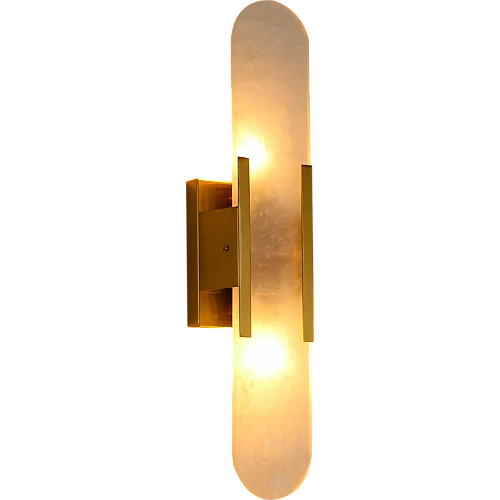 إضاءة راديانس جدارية مودرن مستطيل زيتي لمبة 2 مقاس 50 سم