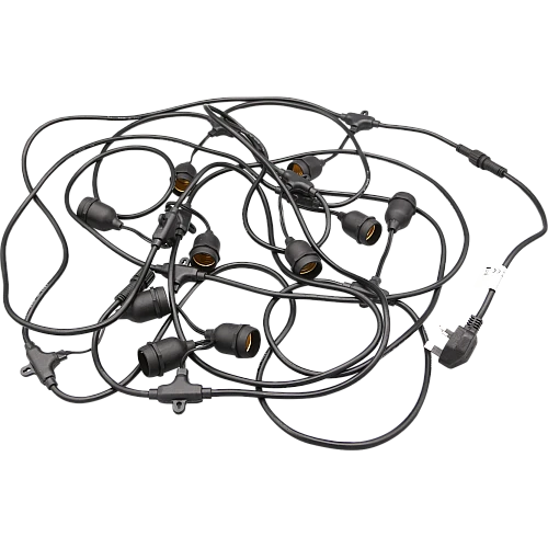 عقود لمبات اناره بلمسة سحرية وجذابة للمناسبات طول 20 متر 2 لمبة لكل متر 40 لمبة E27