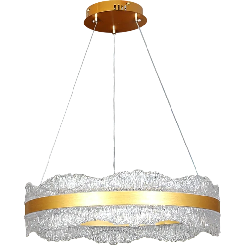 نجف مودرن ذهبي لون الانارة 3 اضاءات 115 واط مقاس 800 ملم