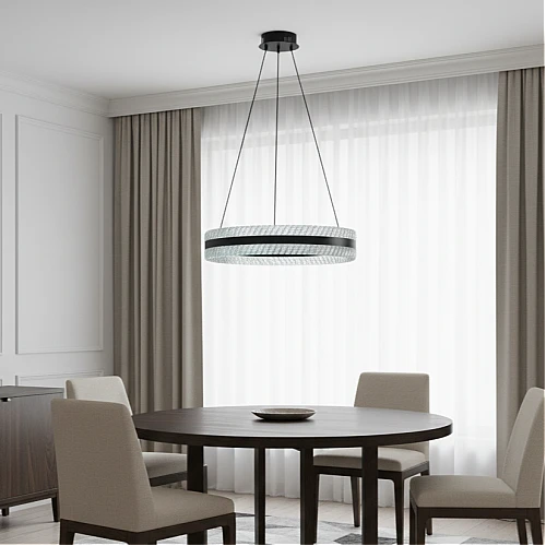 علاقي مودرن اسود لون الانارة 3 اضاءات 55 واط مقاس 400 ملم