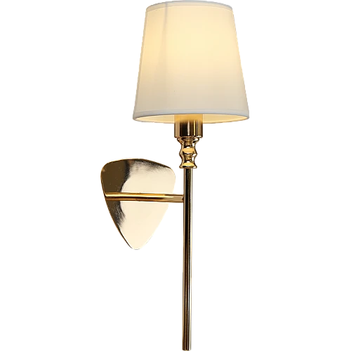  صورة منتج إضاءة ابليك حائط مودرن مفرد ذهبي E14*1L موديل WA/D6141/1FGD